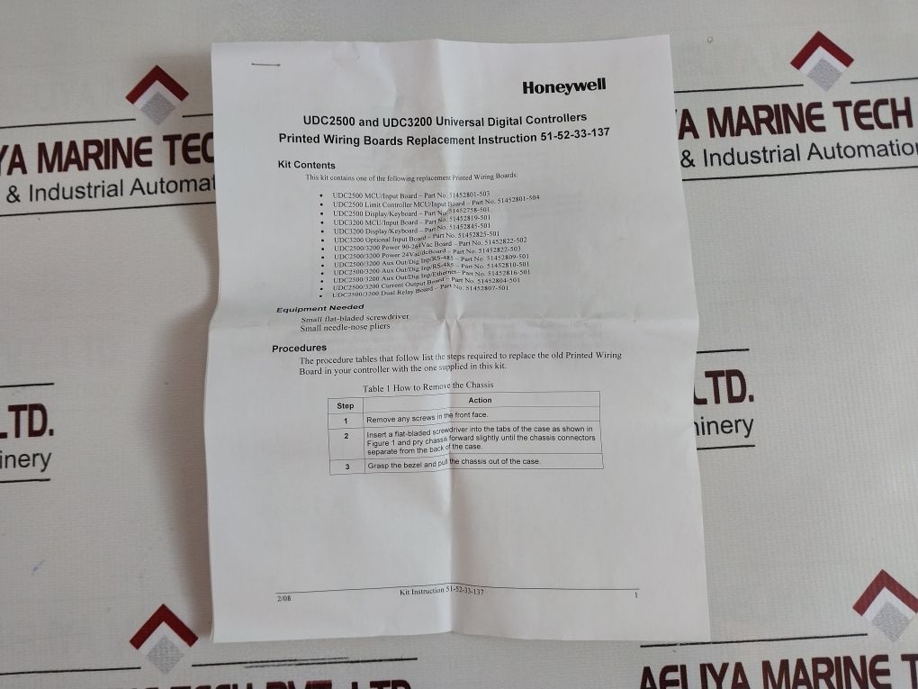 Honeywell 51452825-001 Udc3200 Analog Input Board