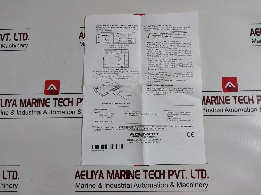 Honeywell 6148Ex Fixed-english Lcd Keypad