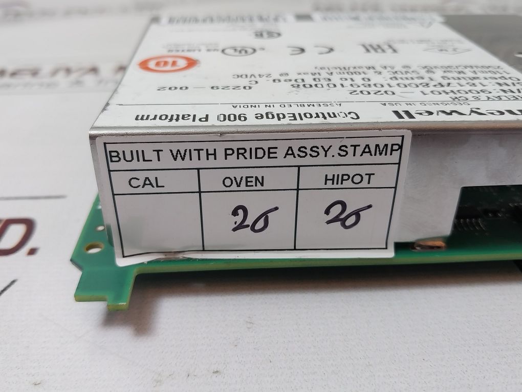 Honeywell 900H01-0202 Digital Output Relay Module Controledge 900 Platform