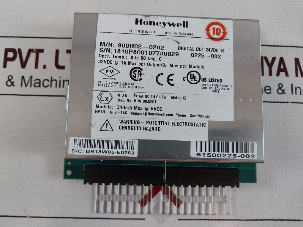 Honeywell 900H02-0202 Digital Output Module 16-channel