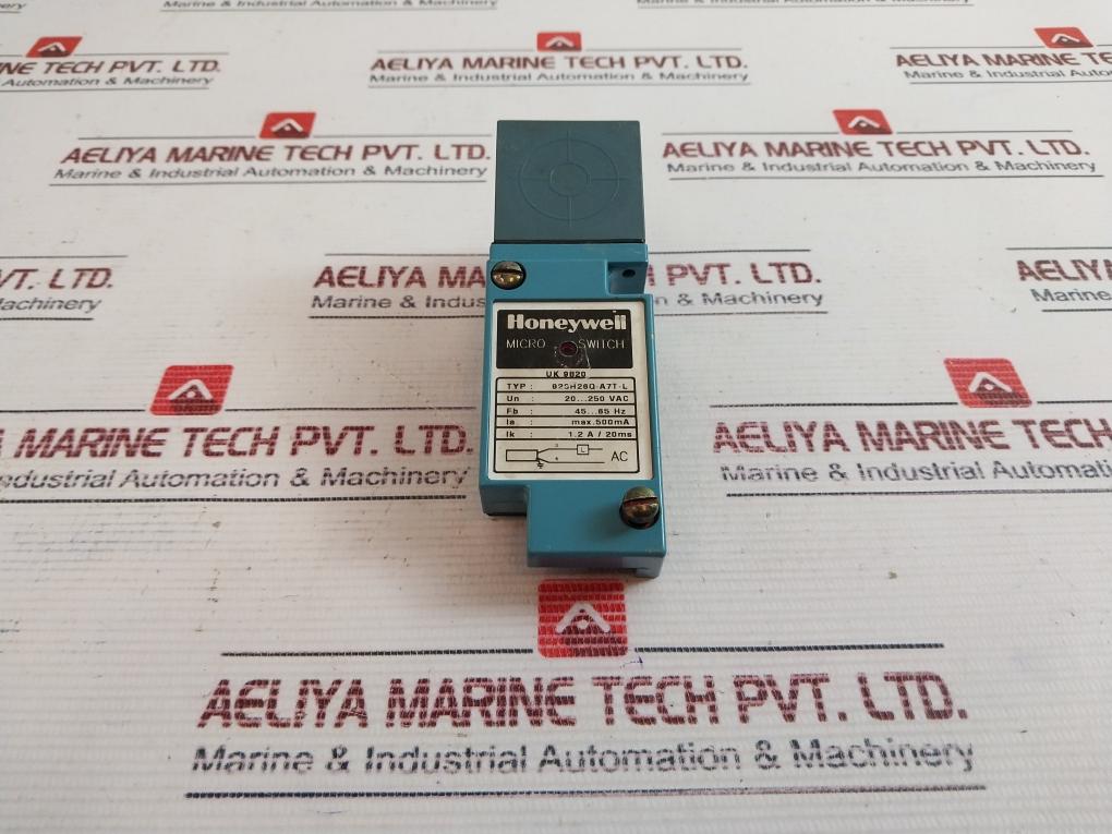 Honeywell 923H26Q-a7T-l Micro Switch 20…250 Vac 45…65 Hz