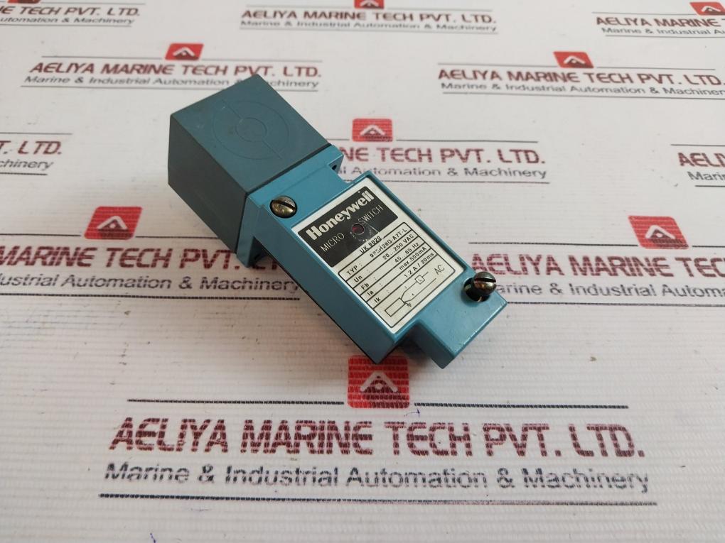 Honeywell 923H26Q-a7T-l Micro Switch 20…250 Vac 45…65 Hz