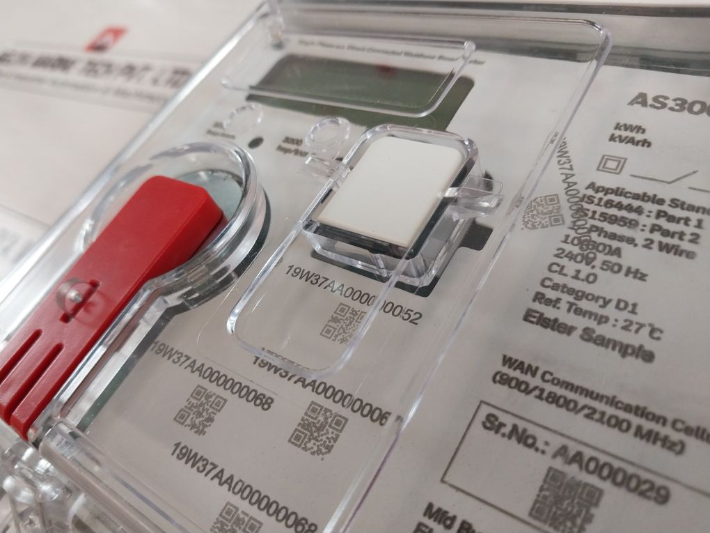 Honeywell As300N Single Phase A.C. Direct Connected Watthour Smartmeter