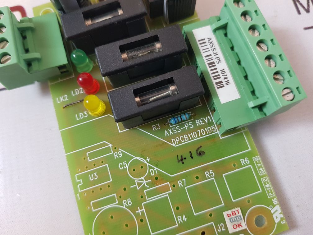 Honeywell Axss-ps Pcb Card Dpcb11070105