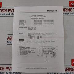 Honeywell Bs18W02-c3910 Controller Cpu & Scanner Module