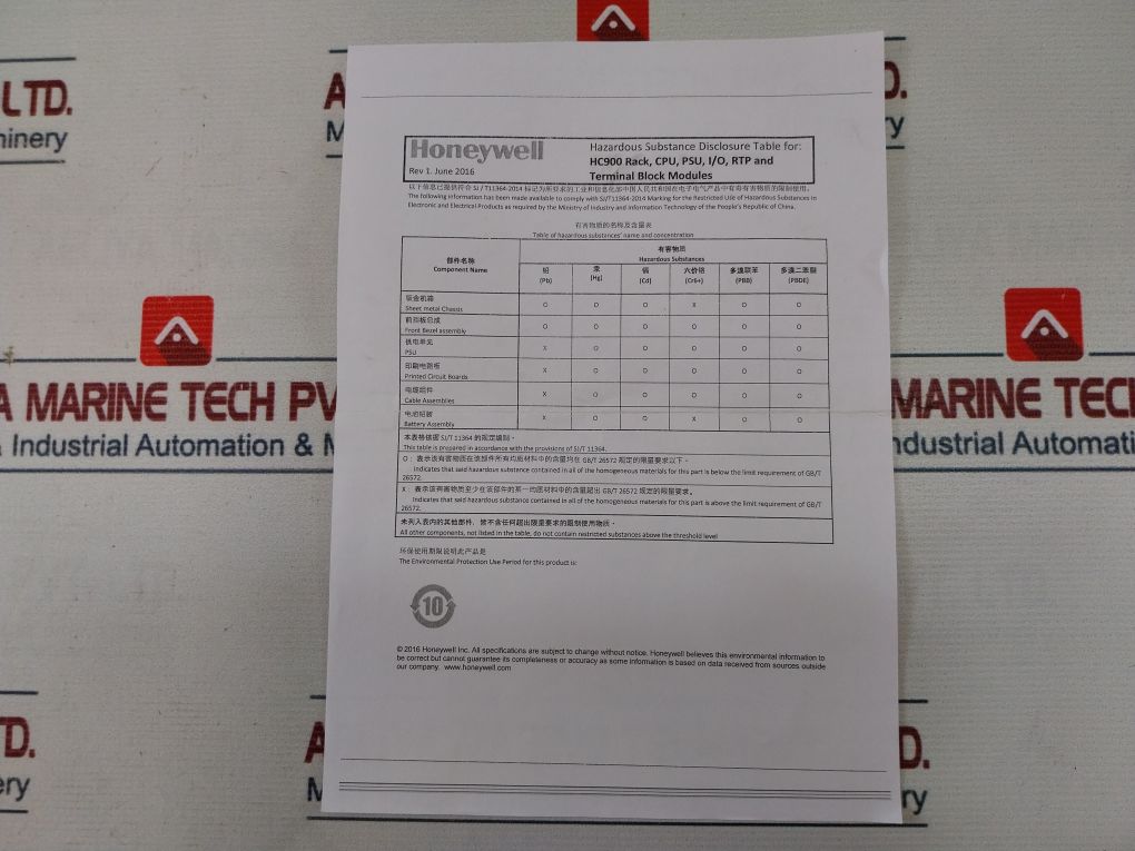 Honeywell Bs18W02-c3910 Controller Cpu & Scanner Module