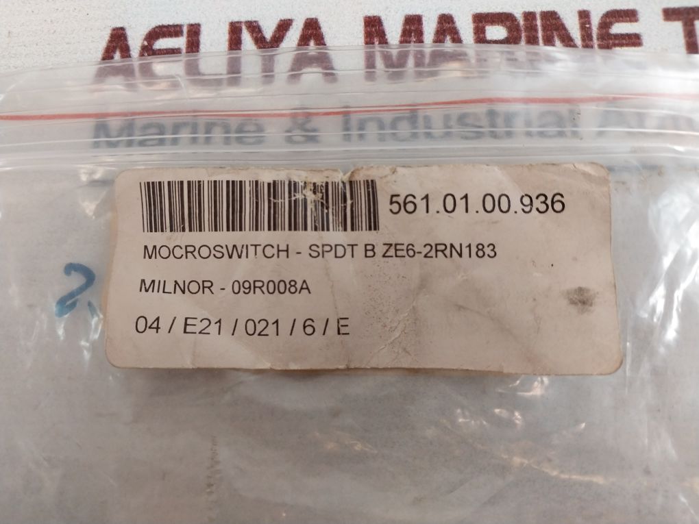 Honeywell Bze6-2Rn183 Micro Switch