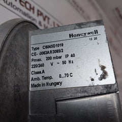 Honeywell C6045D1019 Gas And Air Pressure Switch