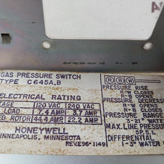 Honeywell C645A,B