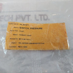 Honeywell C645D 1052 Air Pressure Switch