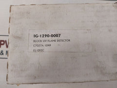 Honeywell C7027A 1049 Ultraviolet Flame Detectors