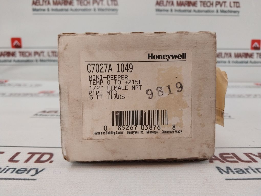 Honeywell C7027A 1049 Ultraviolet Flame Detectors