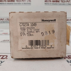Honeywell C7027A 1049 Ultraviolet Flame Detectors