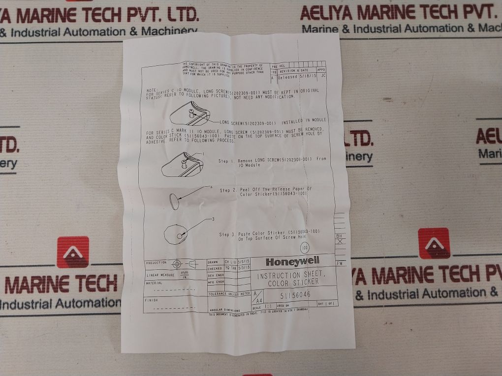 Honeywell Cc-paih51 Hart Analog Input Module 0°C Ta 60°C