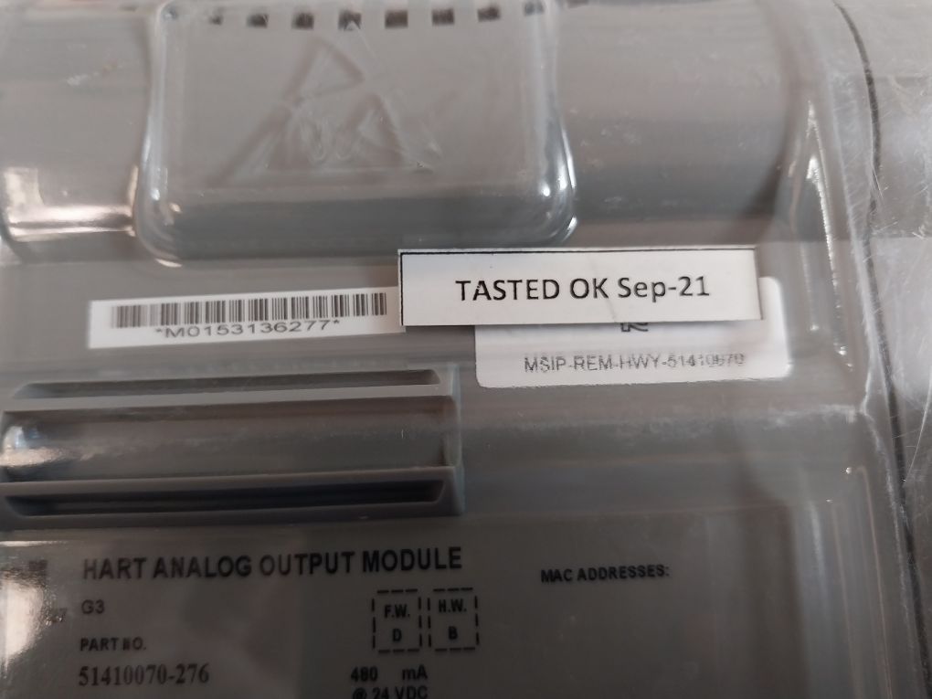 Honeywell Cc-paoh51 Hart Analog Output Module 24 Vdc