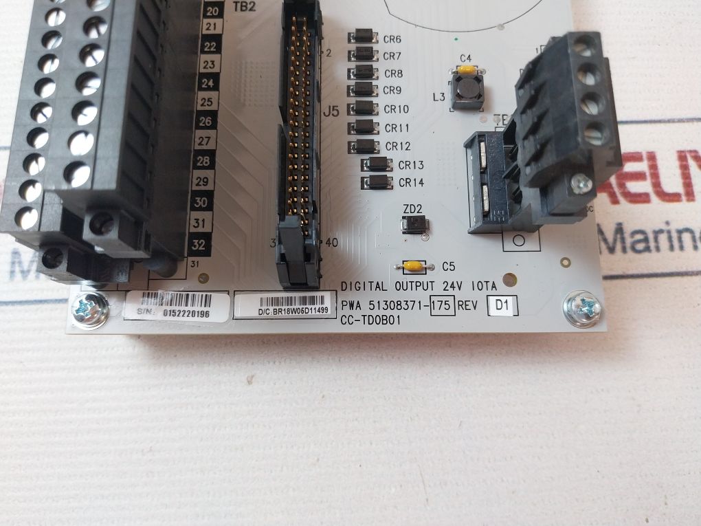 Honeywell Cc-pd0B01 Digital Output Module Rev D1 Cc-td0B01