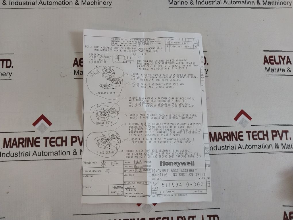 Honeywell Cc-tcnt01 Analog Output Module 51308307-175