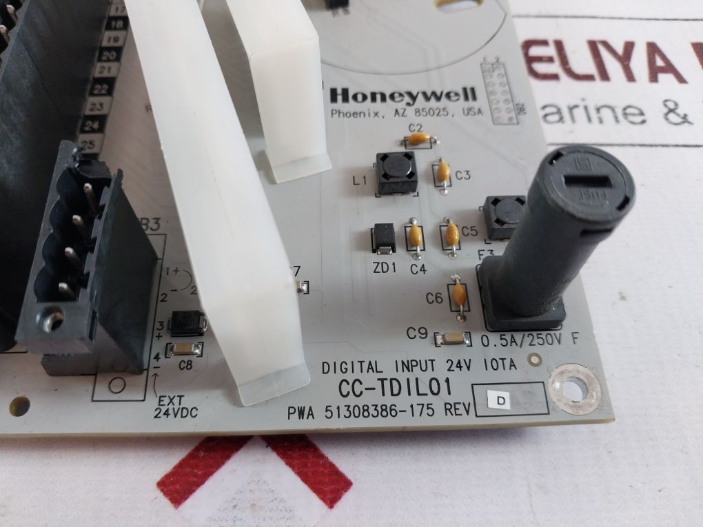 Honeywell Cc-tdil01 Digital Input Module 51308386-175 Rev.D Cc-pdil01
