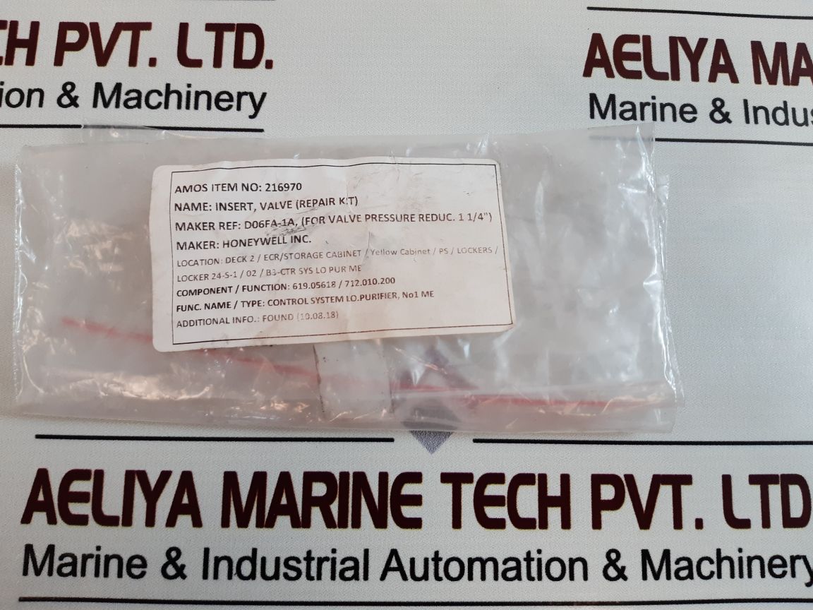 Honeywell d06fa-1a valve insert