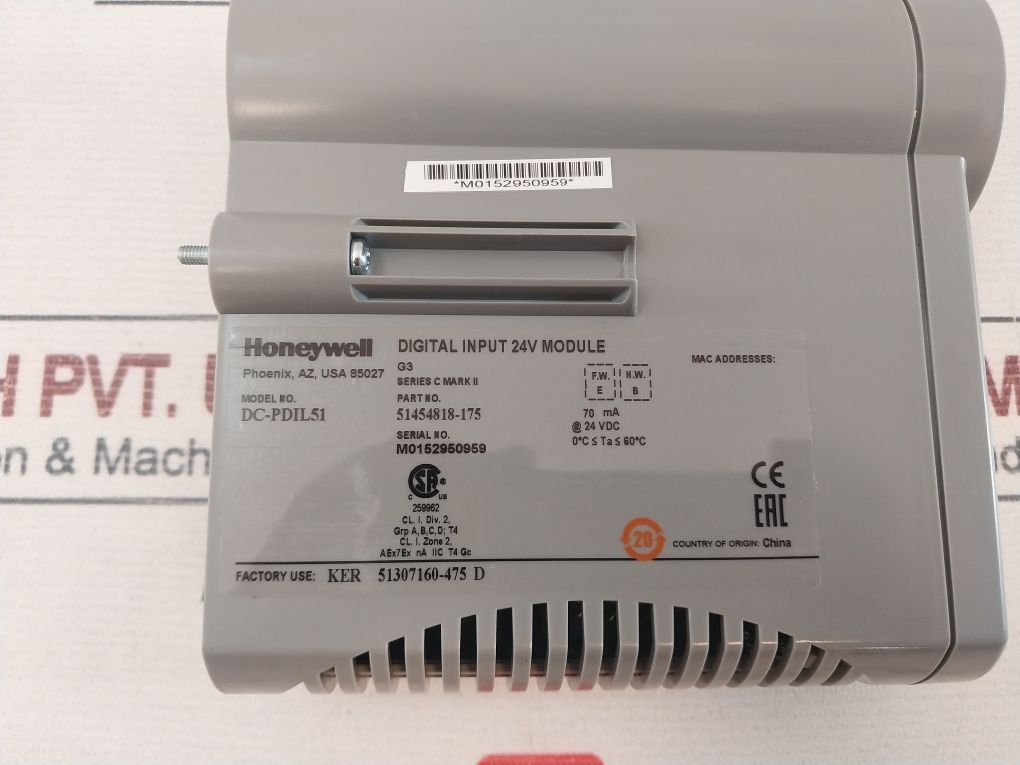Honeywell Dc-pdil51 Digital Input 24V Module