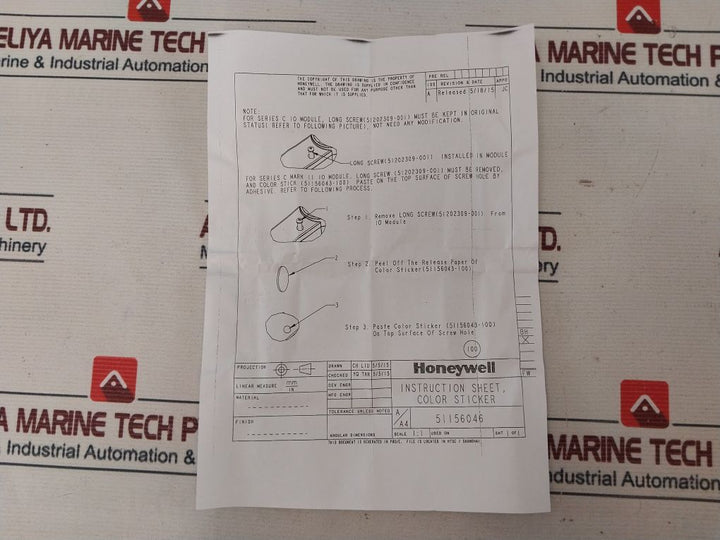 Honeywell Dc-pdil51 Digital Input 24V Module 51454818-175