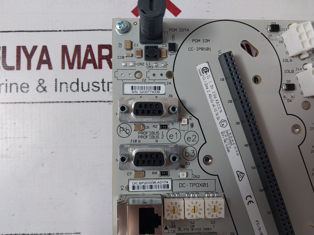 Honeywell Cc-ip0101 Profibus Pgm Iota/Pgm Iom Board