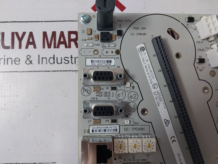 Honeywell Cc-ip0101 Profibus Pgm Iota/Pgm Iom Board