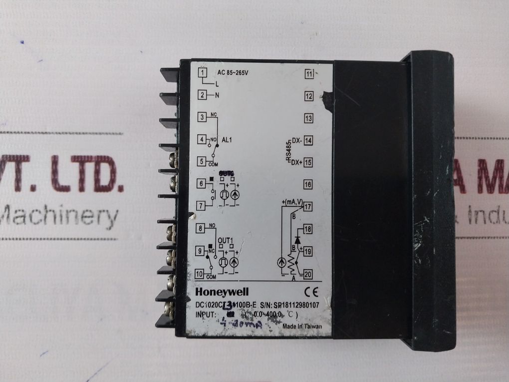 Honeywell Dc1020Cl30100B-e Digital Controller 4-20Ma