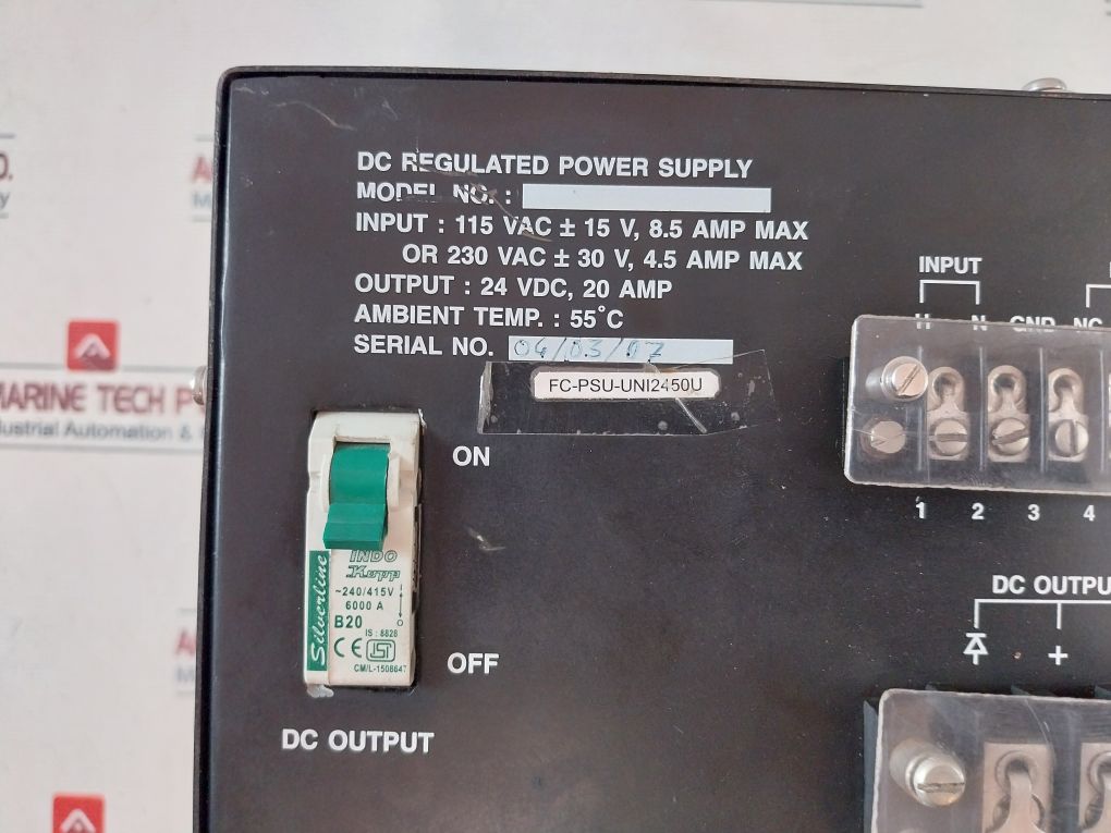 Honeywell Dpsu11130044 Dc Regulated Power Supply 115 Vac