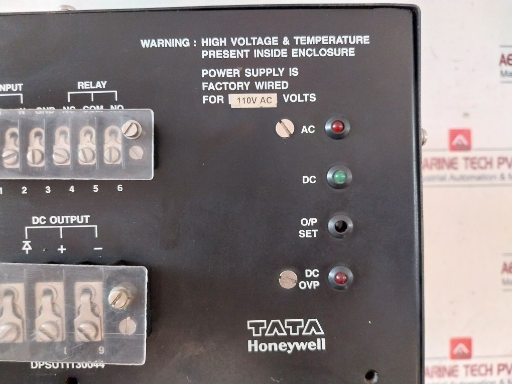 Honeywell Dpsu11130044 Dc Regulated Power Supply 115 Vac