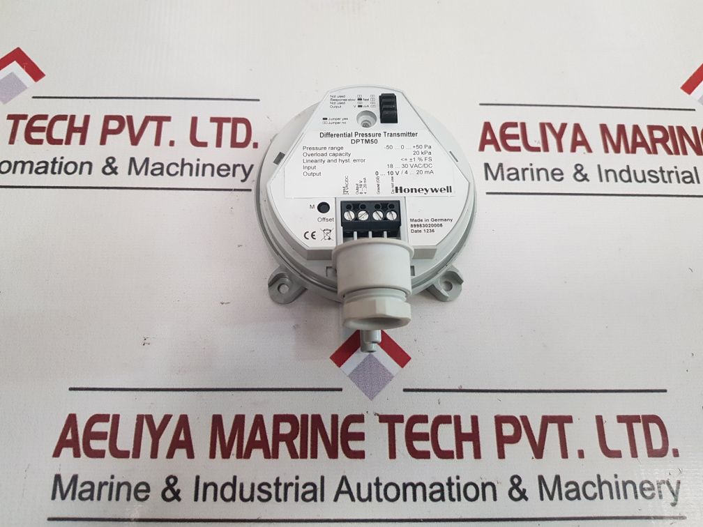 Honeywell Dptm50 Differential Pressure Transmitter