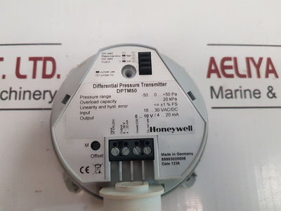 Honeywell Dptm50 Differential Pressure Transmitter