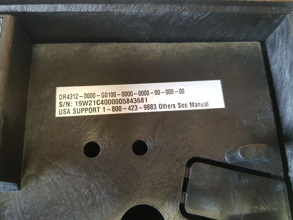 Honeywell Dr4300 Pen Chart Recorder With Display Dr4312-0000-g0100-0000-0000-00-000-00