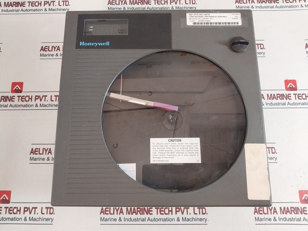 Honeywell Dr4312-0000-g0100-0000-0000-00-000-00 Chart Recorder