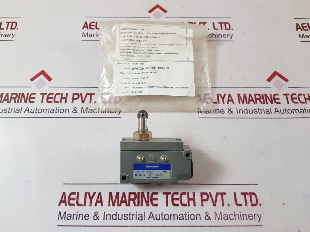 Honeywell Dte7S-2Rq9-c Industrial LimitMicro Switch
