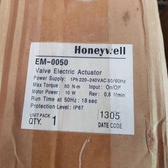 Honeywell Em-0050 Electric Valve Actuator 220/240 Vac