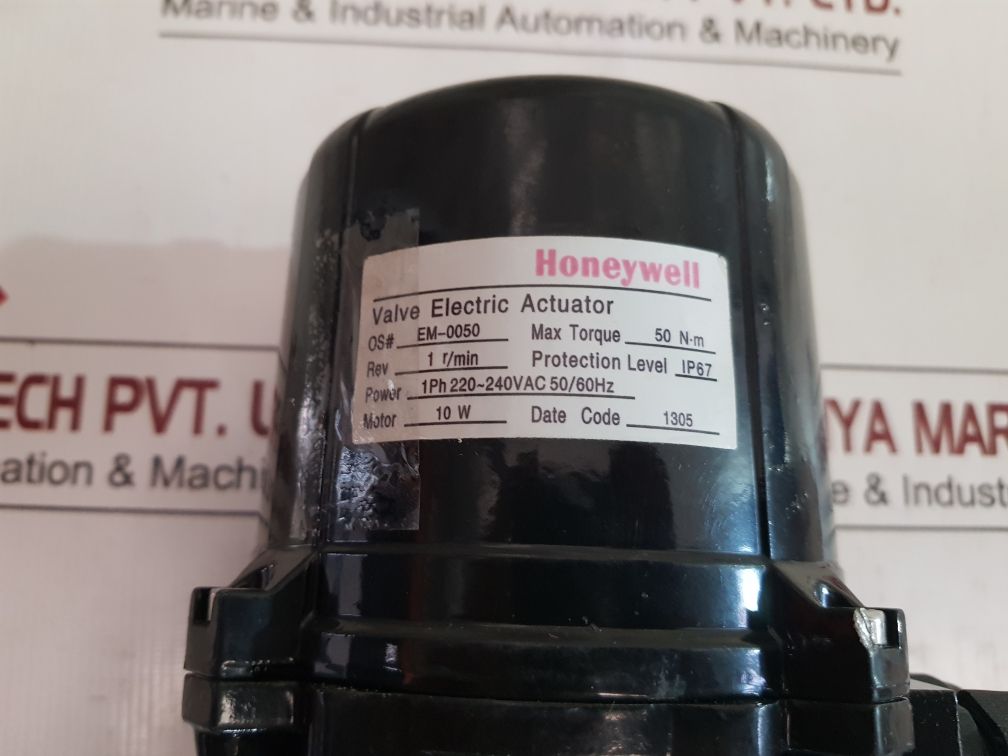 Honeywell Em-0050 Electric Valve Actuator 220/240 Vac