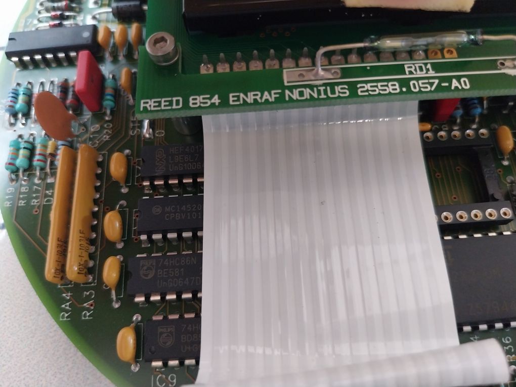 Honeywell Enraf 2075252-d2 Pcb Xpu1+ Display Assembly Rev 10