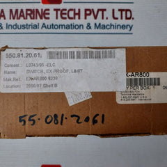 Honeywell Ex-ar800 Explosion Proof Limit Switch