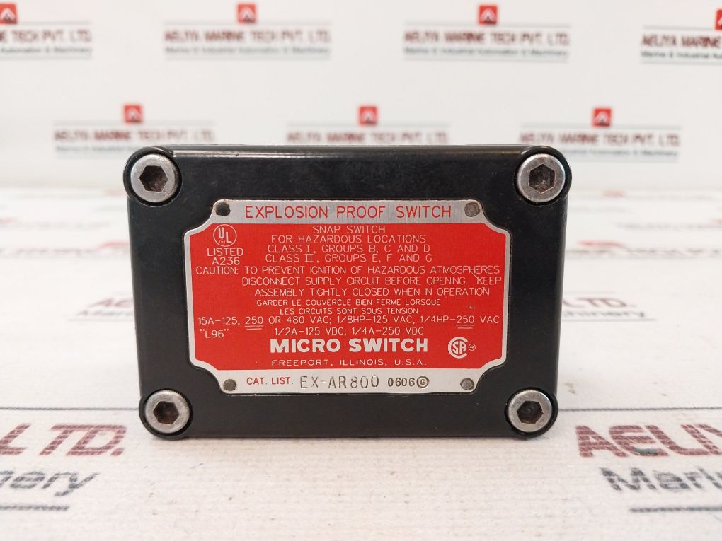 Honeywell Ex-ar800 Explosion Proof Limit Switch 