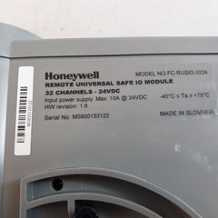 Honeywell Fc-rusio-3224 Remote Universal Safe I/O Module 32 Channels-24Vdc