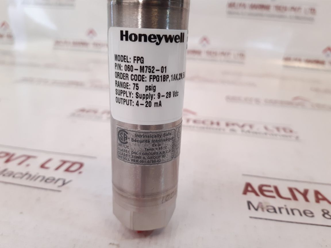 Honeywell Fpg Pressure Transducer 060-m752-01