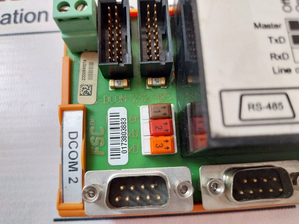 Honeywell Fs-dcom-232/485 Communication Interface Module    