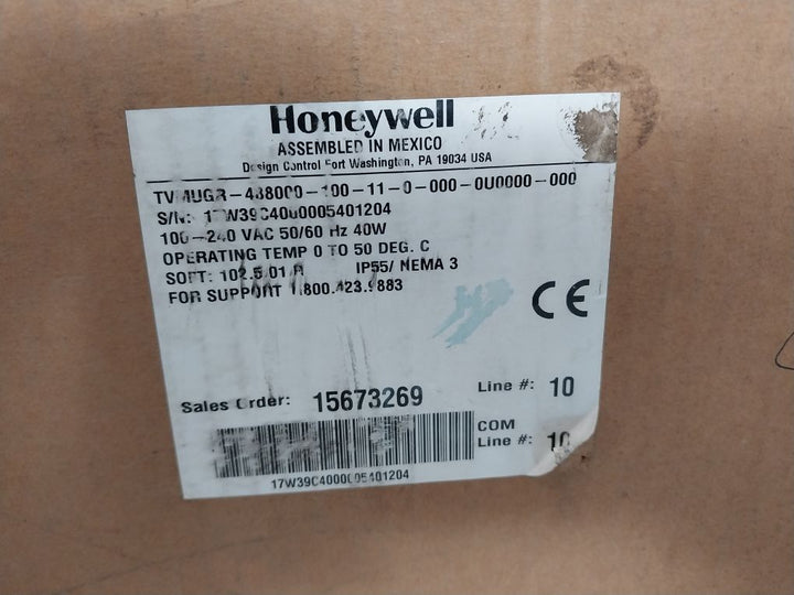 Honeywell Tvmugr-488000 -100 -11 -0 -000 -0U0000-000 Dr Graphic Recorder