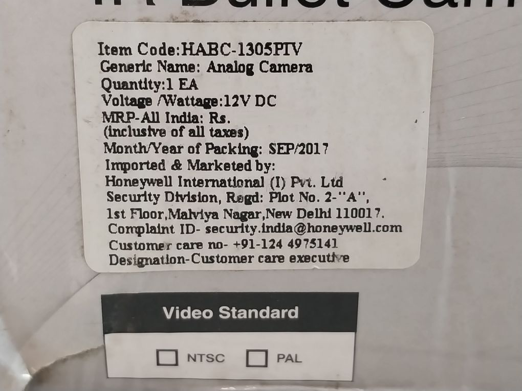 Honeywell Habc-1305Piv 960P Ahd Variforal Vandal Ir Bullet Cameras