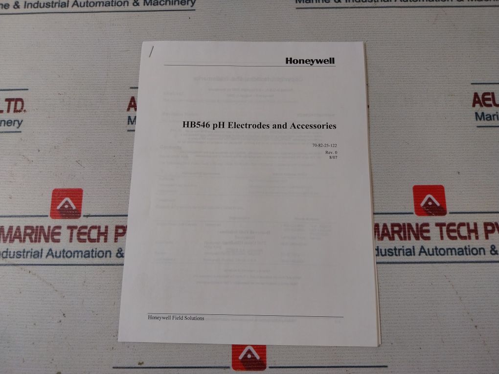 Honeywell Hb546-besr-dcsn-30St-000 Hb546 Ph Electrode