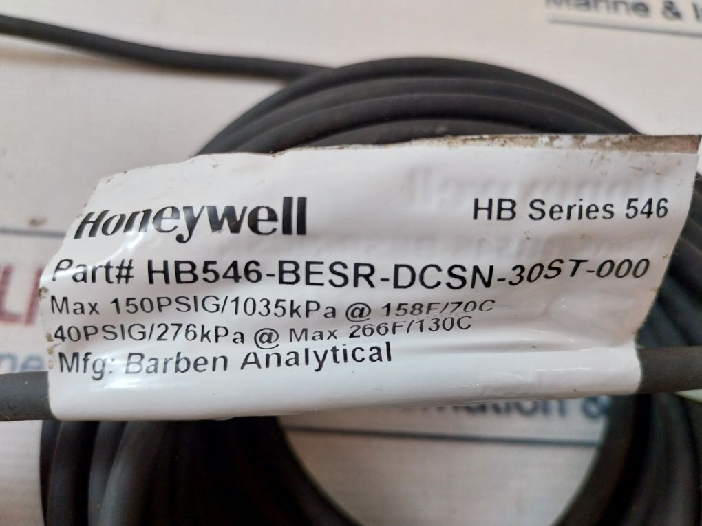 Honeywell Hb546-besr-dcsn-30St-000 Hb546 Ph Electrode