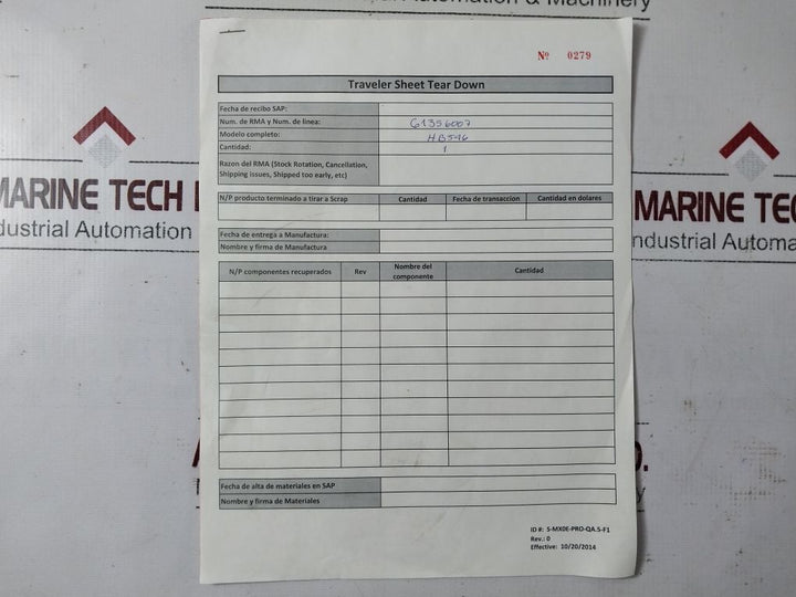 Honeywell Hb546-bvsf-tksn-15St-000 Sensor Hb546