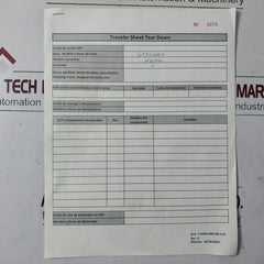 Honeywell Hb546-bvsf-tksn-15St-000 Sensor Hb546
