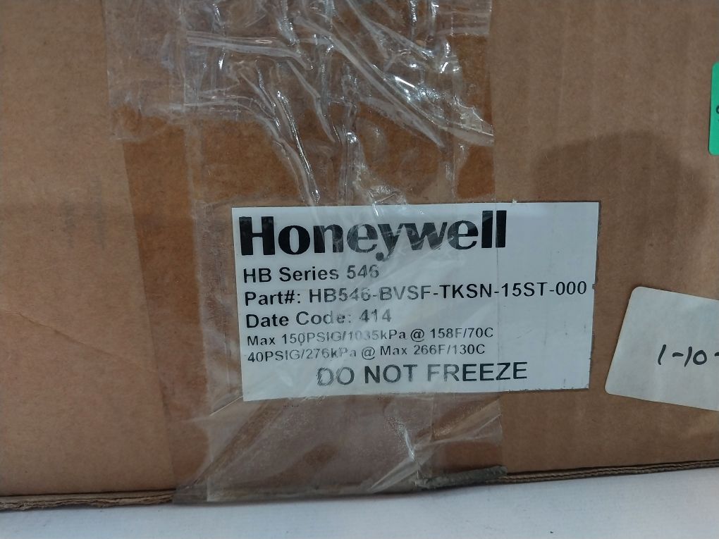 Honeywell Hb546-bvsf-tksn-15St-000 Sensor Hb546